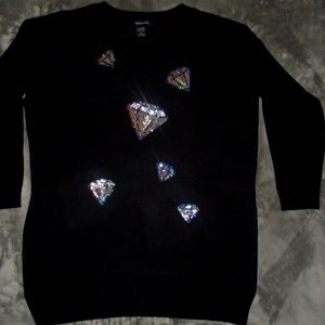 18/20 Sized Black Long Sleeve Shirt